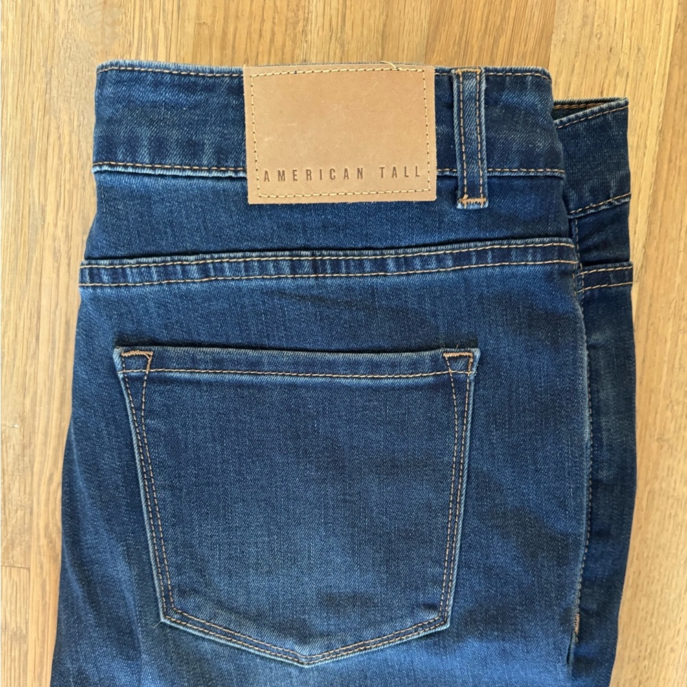 American Tall sarah mid rise skinny denim women’s size 34 waist 35 inseam